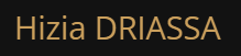 Hizia DRIASSA